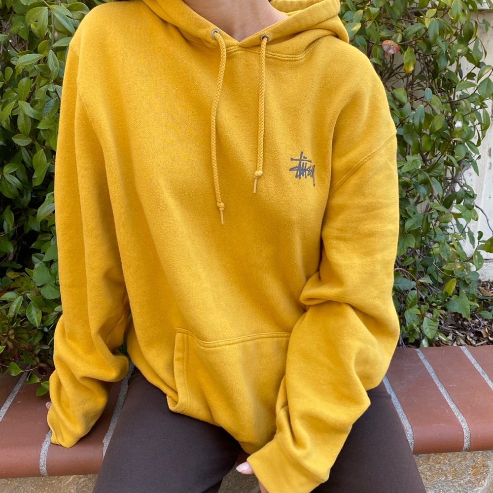 Stussy Golden Yellow Hoodie